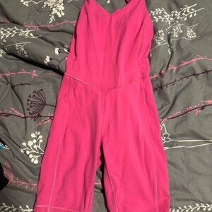 Lululemon Sonic Pink size 2 align body suit